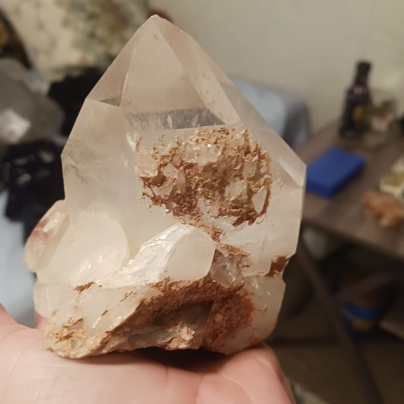 Smokey gray quartz, this is originally from Arkansas near Mount Ida. - Picture 16 of 16